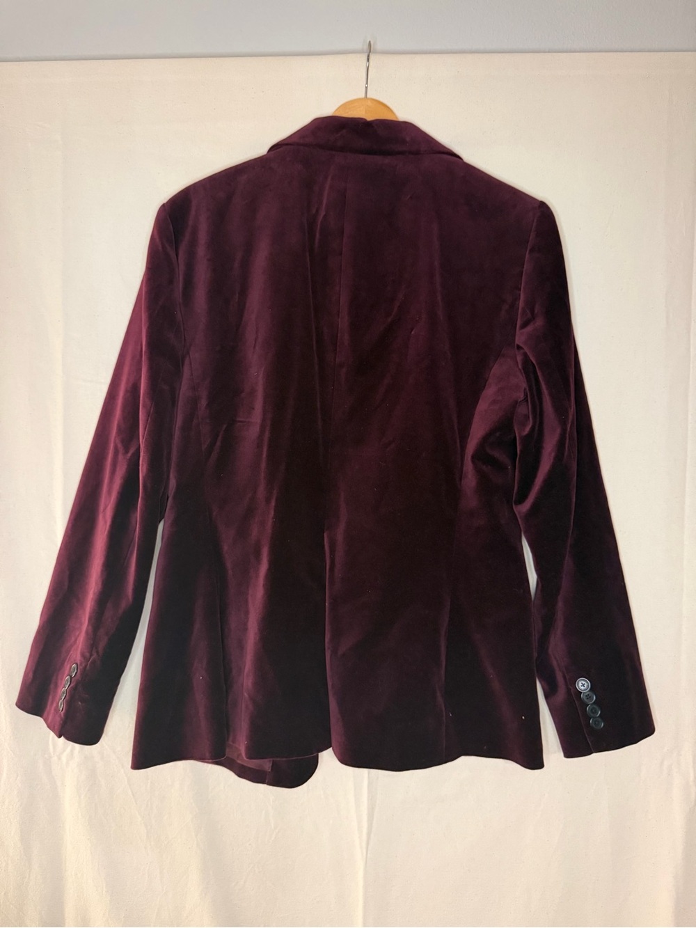 Vintage Ralph Lauren Women’s Velvet Suit Set - Deep Wine - Picture 5 of 8